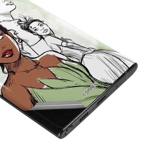 Disney Princess Tiana Sketch Galaxy Note 10 Plus Skin
