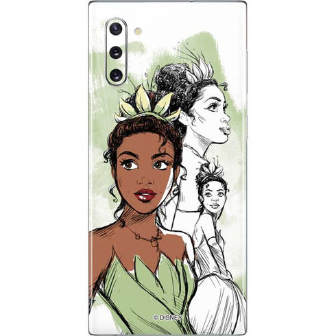 Disney Princess Tiana Sketch Galaxy Note 10 Skin