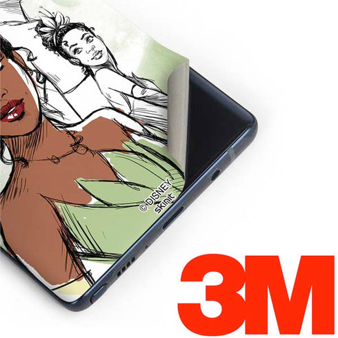 Disney Princess Tiana Sketch Galaxy Note 9 Skin