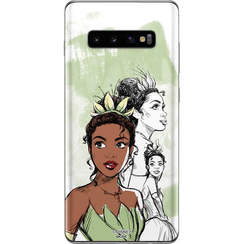Disney Princess Tiana Sketch Galaxy S10 Plus Skin