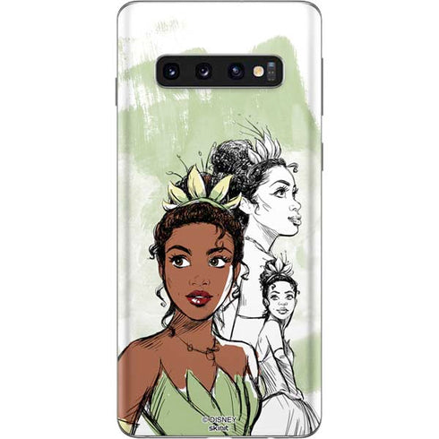 Disney Princess Tiana Sketch Galaxy S10 Skin