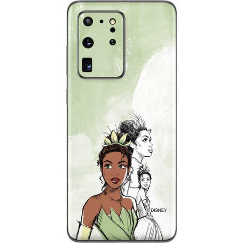 Disney Princess Tiana Sketch Galaxy S20 Ultra 5G Skin