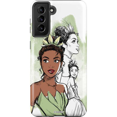 Disney Princess Tiana Sketch Galaxy S21 FE Pro Case