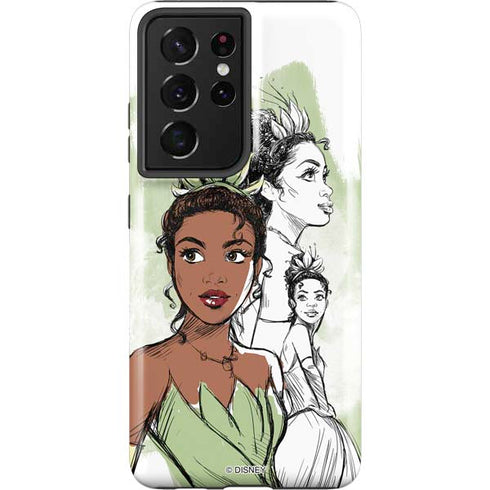 Disney Princess Tiana Sketch Galaxy S21 Ultra 5G Pro Case