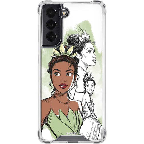 Disney Princess Tiana Sketch Galaxy S22 Clear Case