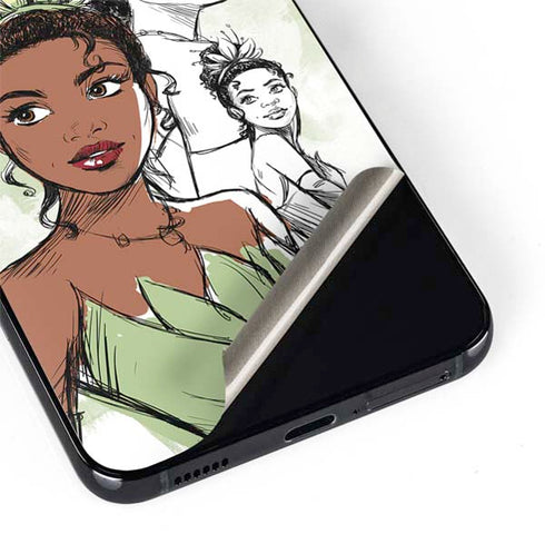 Disney Princess Tiana Sketch Galaxy S22 Skin