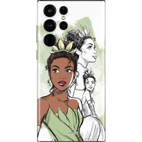 Disney Princess Tiana Sketch Galaxy S22 Ultra Skin