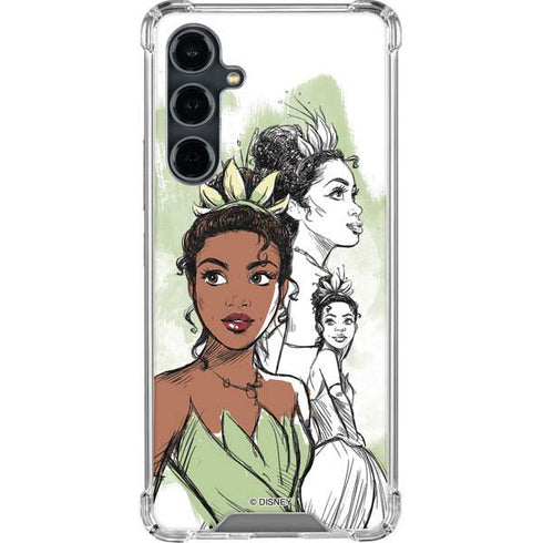 Disney Princess Tiana Sketch Galaxy S23 FE Clear Case