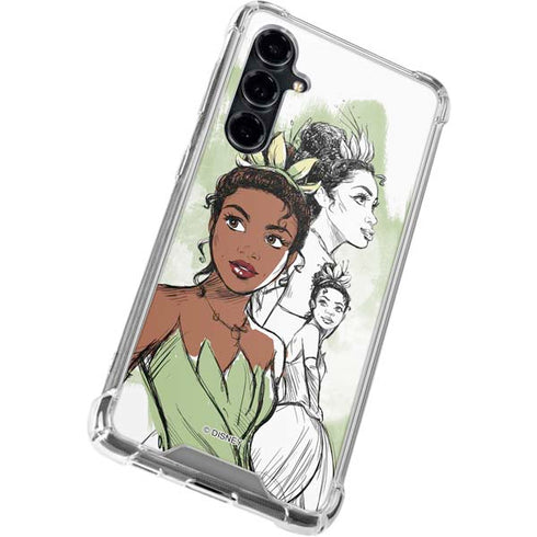 Disney Princess Tiana Sketch Galaxy S23 FE Clear Case