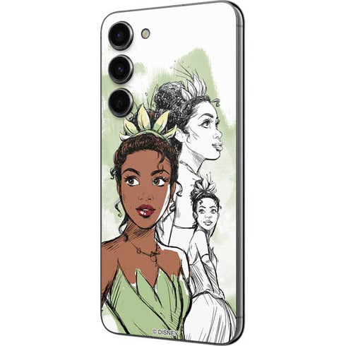 Disney Princess Tiana Sketch Galaxy S23 Plus Skin