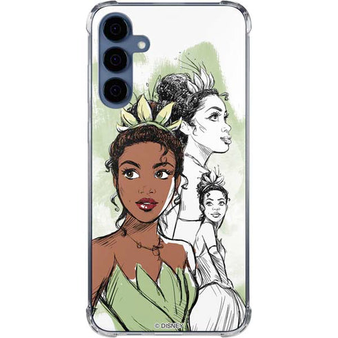 Disney Princess Tiana Sketch Galaxy S24 Clear Case