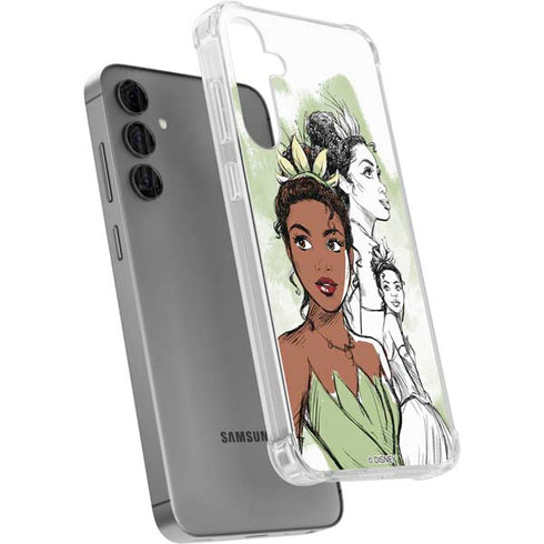 Disney Princess Tiana Sketch Galaxy S24 Plus Clear Case