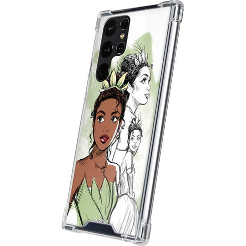 Disney Princess Tiana Sketch Galaxy S24 Ultra Clear Case