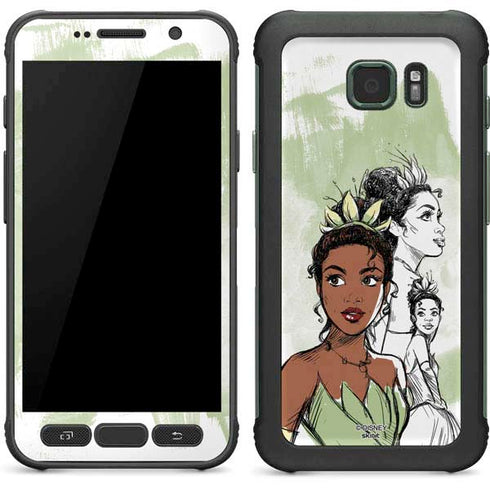 Disney Princess Tiana Sketch Galaxy S7 Active Skin