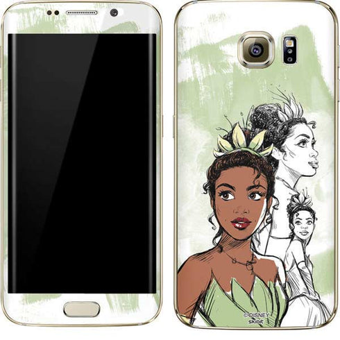 Disney Princess Tiana Sketch Galaxy S7 Edge Skin