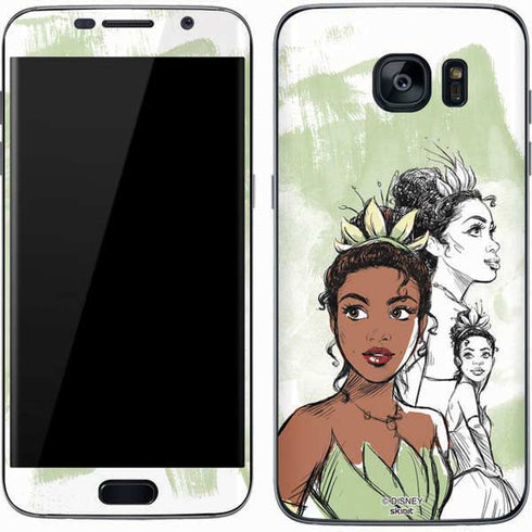 Disney Princess Tiana Sketch Galaxy S7 Skin