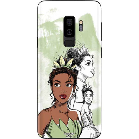 Disney Princess Tiana Sketch Galaxy S9 Plus Skin