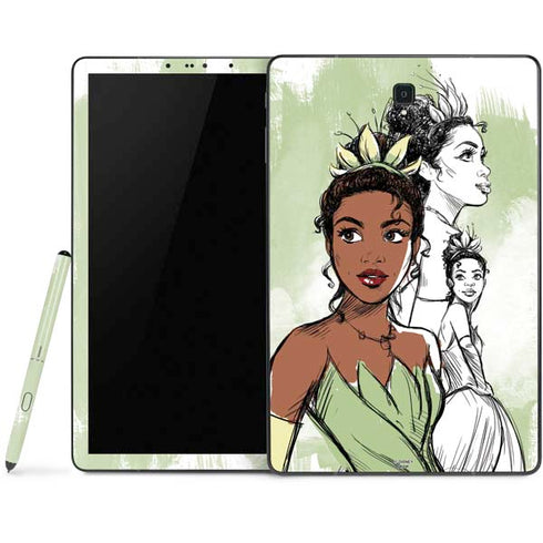 Disney Princess Tiana Sketch Samsung Galaxy Tab Skin