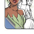 Disney Princess Tiana Sketch Galaxy Z Fold5 5G Skin