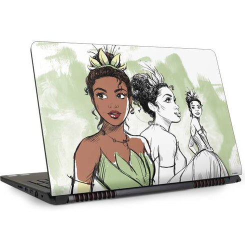 Disney Princess Tiana Sketch Dell Inspiron Skin