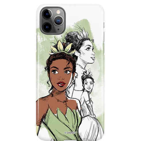 Disney Princess Tiana Sketch iPhone 11 Pro Max Lite Case