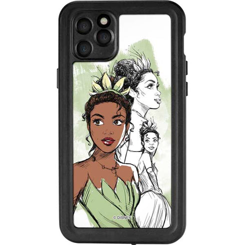 Disney Princess Tiana Sketch iPhone 11 Pro Max Waterproof Case