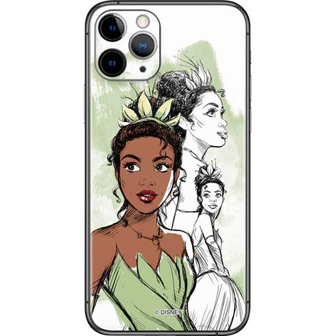 Disney Princess Tiana Sketch iPhone 11 Pro Skin