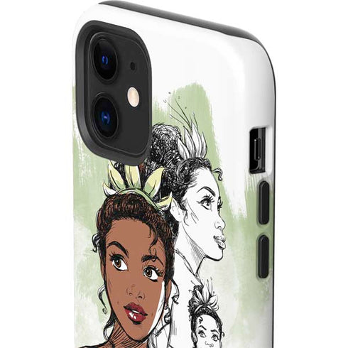 Disney Princess Tiana Sketch iPhone 12 Impact Case