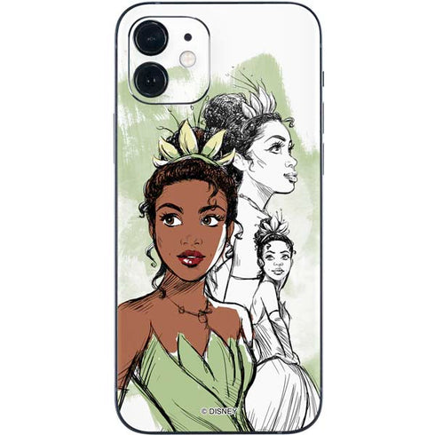 Disney Princess Tiana Sketch iPhone 12 Mini Skin