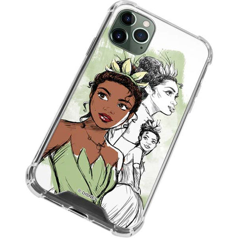 Disney Princess Tiana Sketch iPhone 12 Pro Clear Case