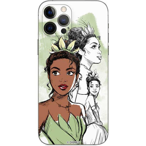 Disney Princess Tiana Sketch iPhone 12 Pro Skin