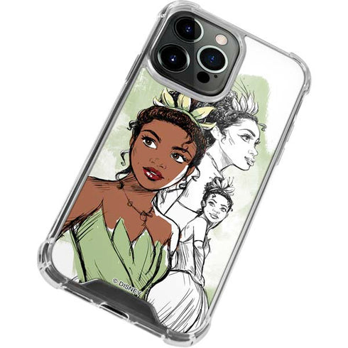 Disney Princess Tiana Sketch iPhone 13 Pro Clear Case