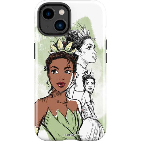 Disney Princess Tiana Sketch iPhone 15 Plus Impact Case