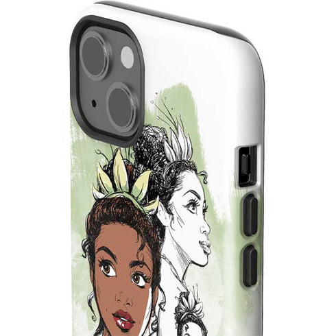Disney Princess Tiana Sketch iPhone 15 Plus Impact Case