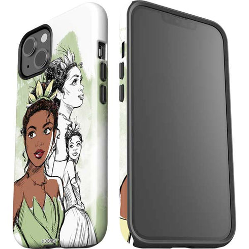 Disney Princess Tiana Sketch iPhone 15 Plus Impact Case