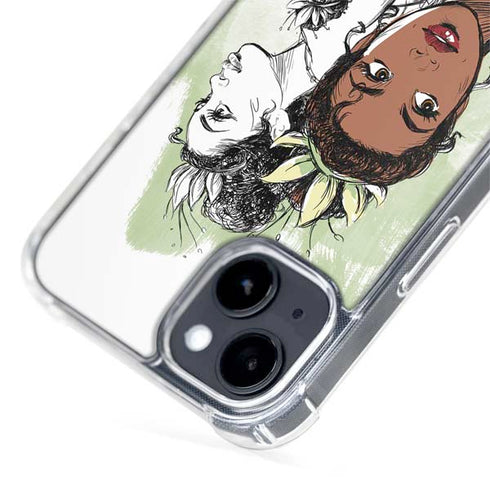 Disney Princess Tiana Sketch iPhone 15 Plus MagSafe Case