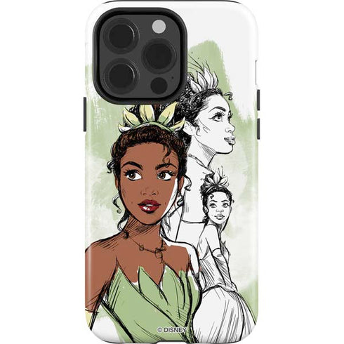 Disney Princess Tiana Sketch iPhone 14 Pro Impact Case