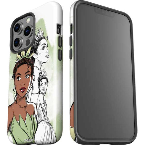Disney Princess Tiana Sketch iPhone 15 Pro Impact Case