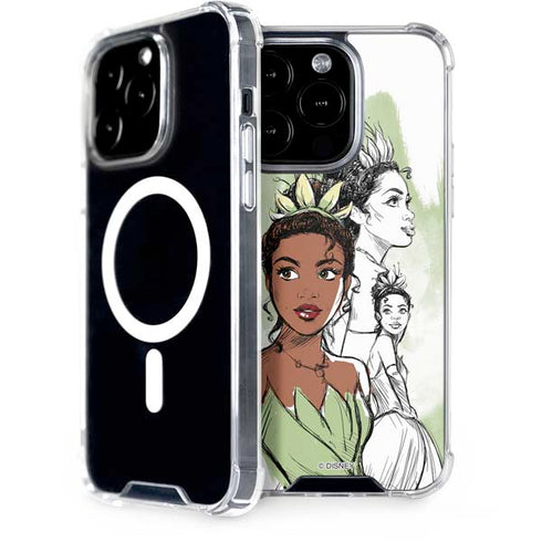 Disney Princess Tiana Sketch iPhone 15 Pro MagSafe Case