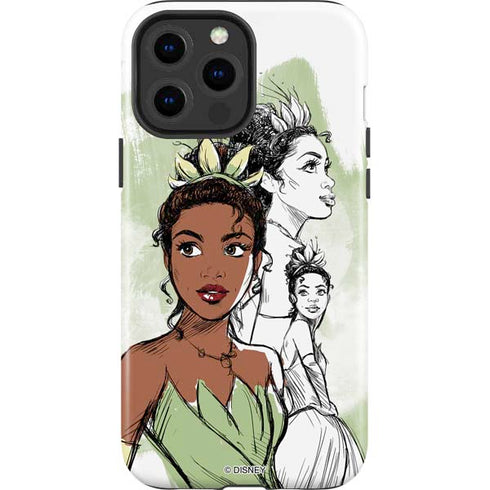 Disney Princess Tiana Sketch iPhone 15 Pro Max Impact Case