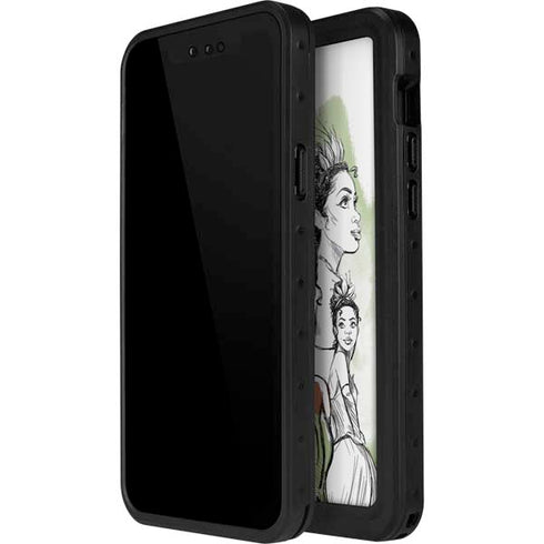 Disney Princess Tiana Sketch iPhone 14 Pro Max Waterproof Case