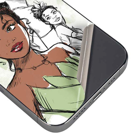 Disney Princess Tiana Sketch iPhone 14 Pro Skin
