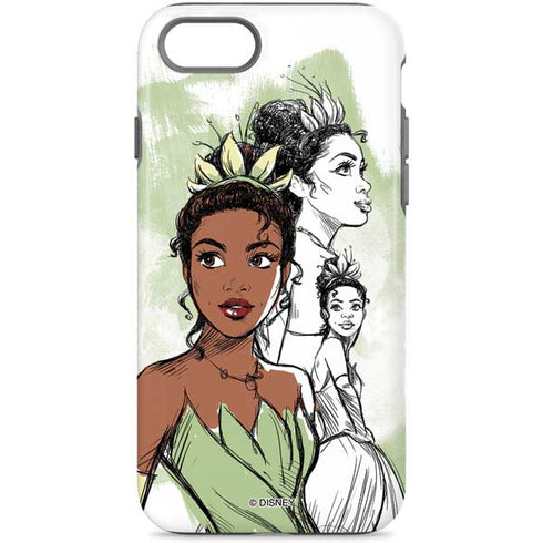 Disney Princess Tiana Sketch iPhone 7 Pro Case