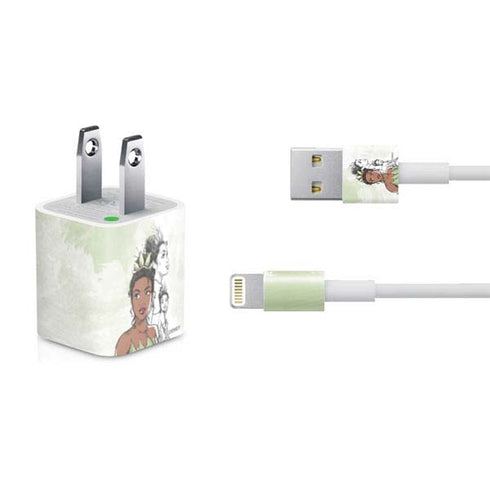 Disney Princess Tiana Sketch iPhone Charger (5W USB) Skin