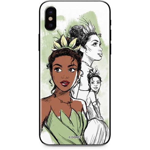Disney Princess Tiana Sketch iPhone X Skin