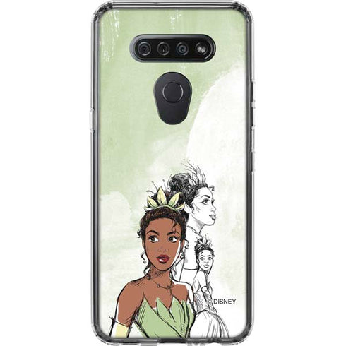 Disney Princess Tiana Sketch LG K51/Q51 Clear Case