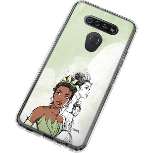 Disney Princess Tiana Sketch LG K51/Q51 Clear Case