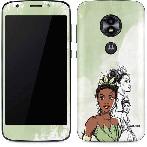 Disney Princess Tiana Sketch Moto E5 Play Skin
