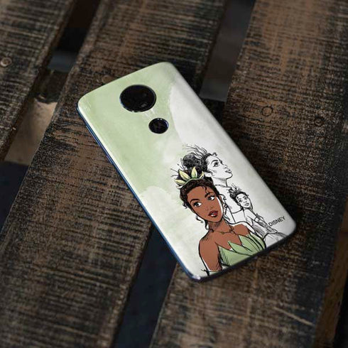 Disney Princess Tiana Sketch Moto E5 Plus Skin