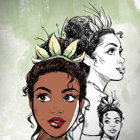 Disney Princess Tiana Sketch Moto G6 Skin